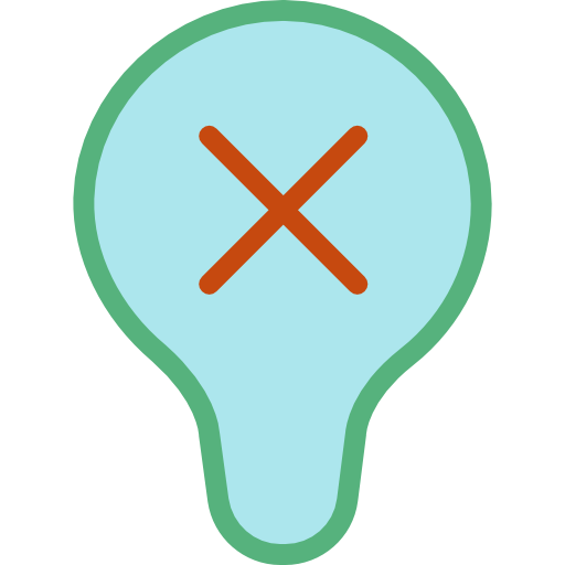 Light Bulb Idea Icon at GetDrawings | Free download