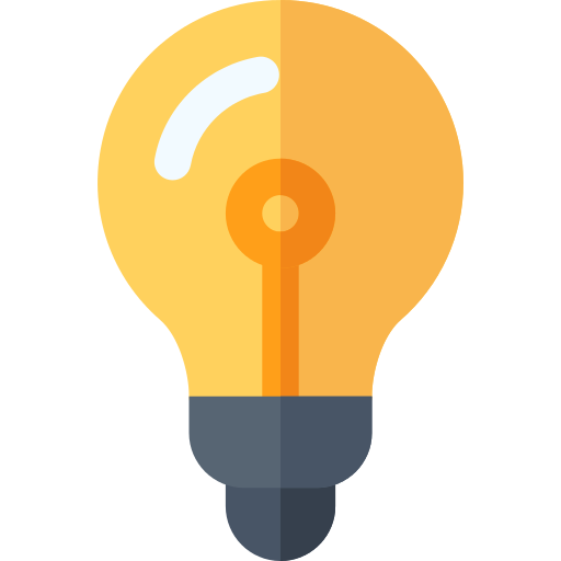 Light Bulb Idea Icon at GetDrawings | Free download