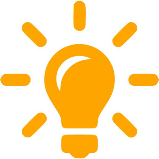 Orange Idea Icon