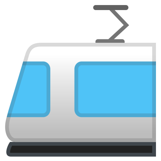 Light Rail Icon Noto Emoji Travel Places Iconset Google