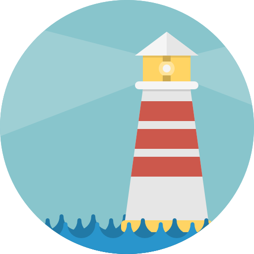 Lighthouse Icon Buildings Pixel Perfect