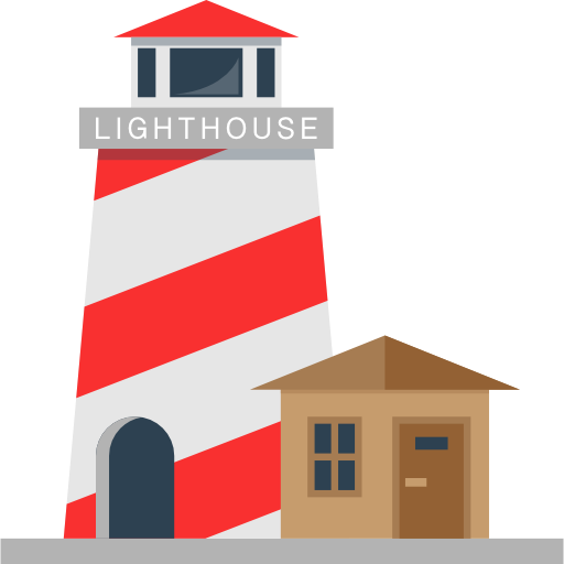 Buildings, Tower, Orientation, Guide, Lighthouse Icon