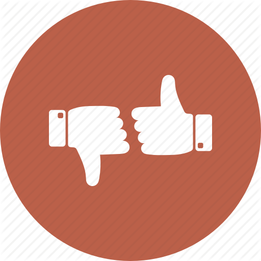 Dislike, Hand, Like, Vote Icon