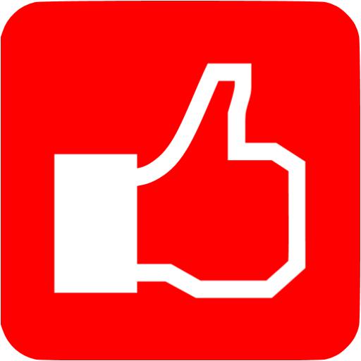 Red Facebook Like Icon