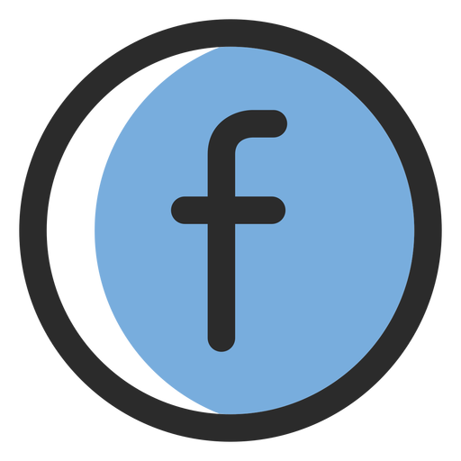 Facebook Colored Stroke Icon