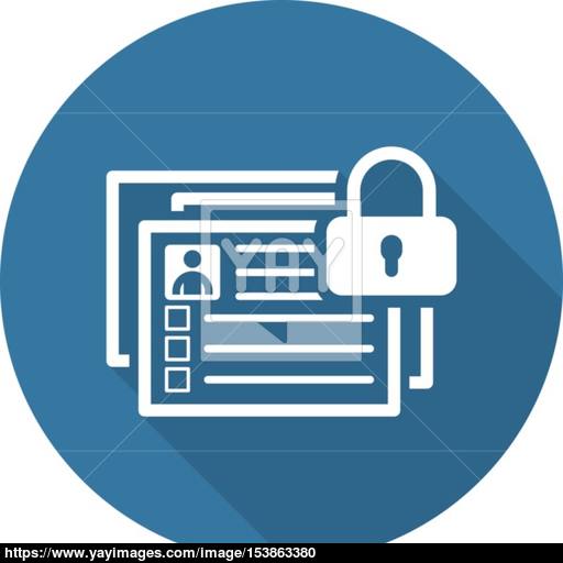 Limited Data Set Icon Flat Design Vector