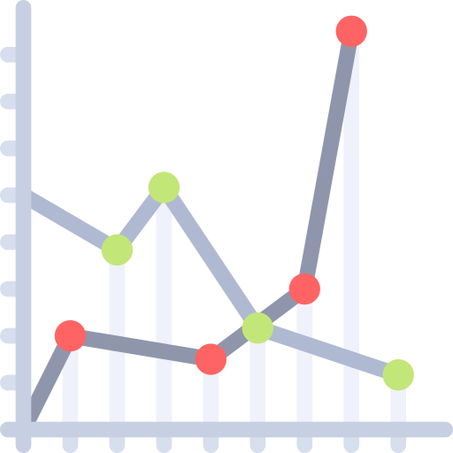 Line Graph Chart Png Icon