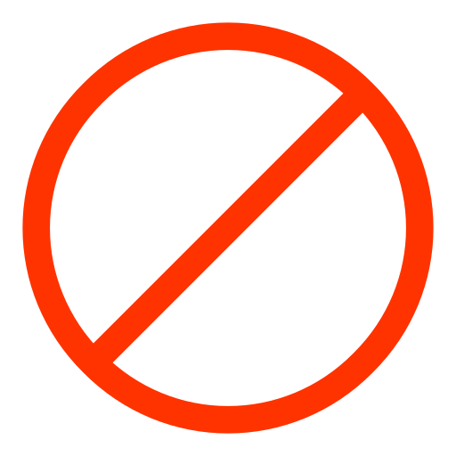 Ban, Circle, Linear Icon Free Of Snipicons Linear