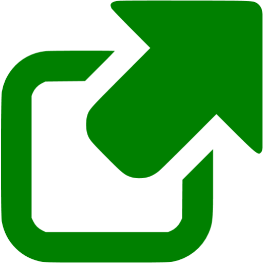 Green External Link Icon