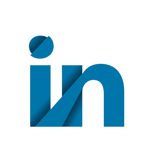 Linkedin Smooth Black Icon