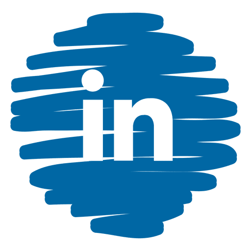 Temporary Linkedin Distorted Round Icon Transparent Png