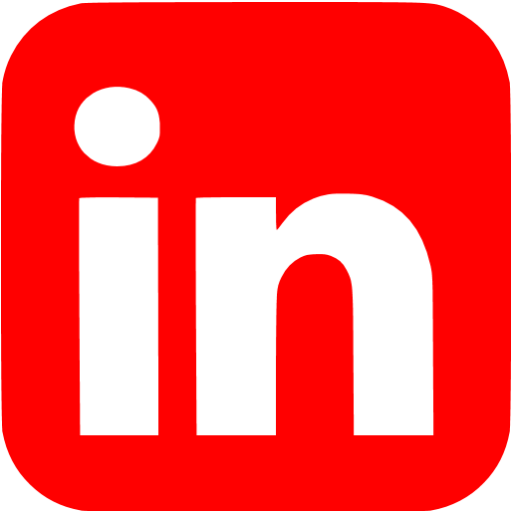 Red Linkedin Icon