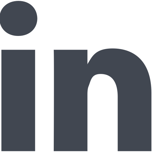 Social Media Linkedin Darkslategray Icon