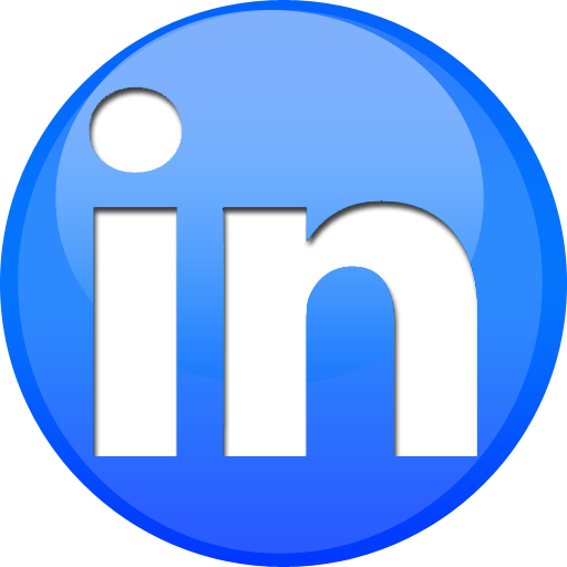Linkedin, Sphere Icon