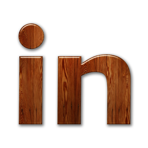 Linkedin Logo Webtreatsetc Icons, Free Icons In Wood Social
