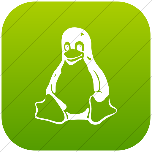 Flat Rounded Square White On Green Gradient Bootstrap