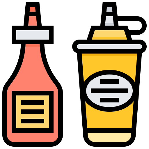 Flovouring, Ketchup, Liquid, Sauce, Seasoning Icon Free Of Street