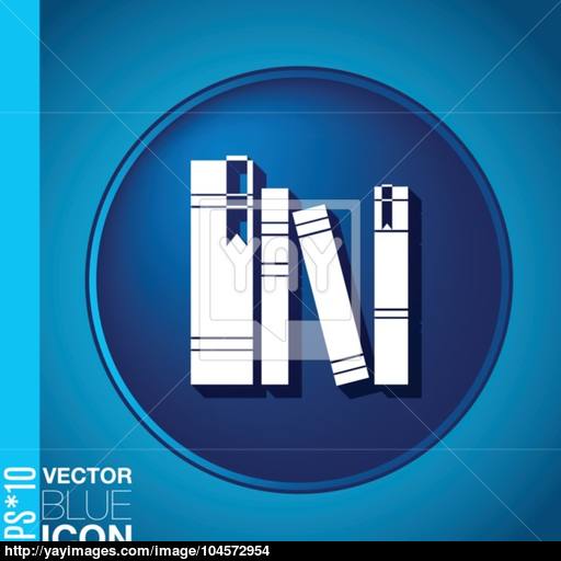 The Spines Of Books Icon Symbol Of A Science And Literature
