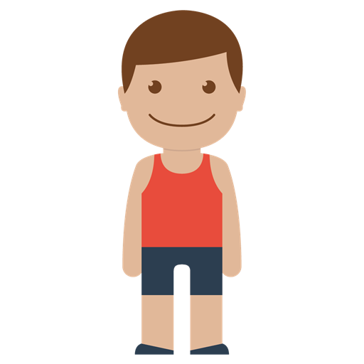 Person, Red, Kid, Male, Child, Boy, Man Icon