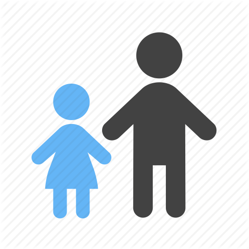 Child, Girl, Little, Standing, With Icon