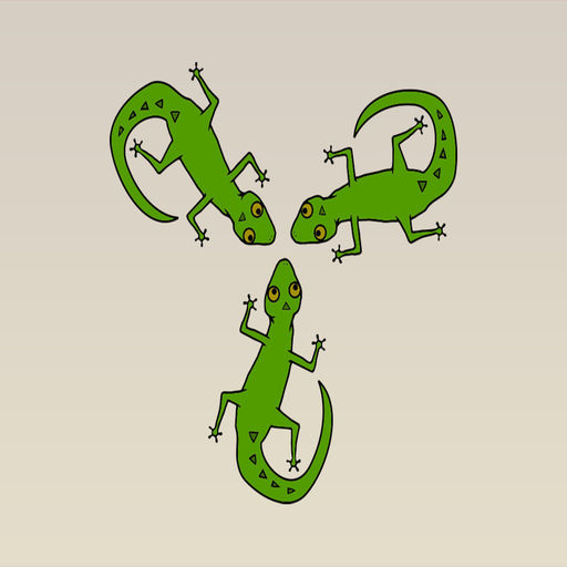 Lizard Stickers Leaping Off Your Screen!