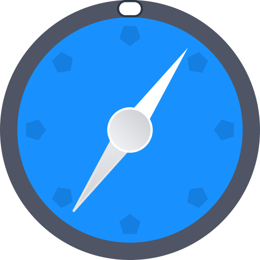 Rounded, Compass, Location Icon Free Of Round Varieties