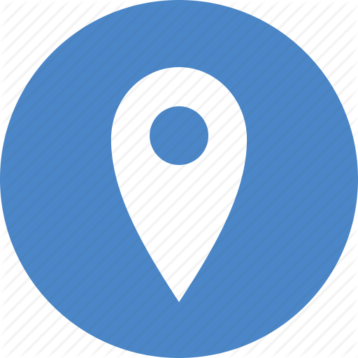 Address, Blue, Circle, Location, Map, Marker, Navigation Icon