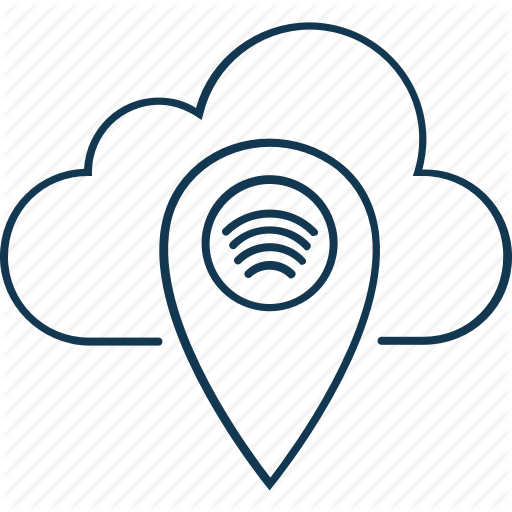 Cloud Navigation, Map Pin, Online Gps, Online Location, Online