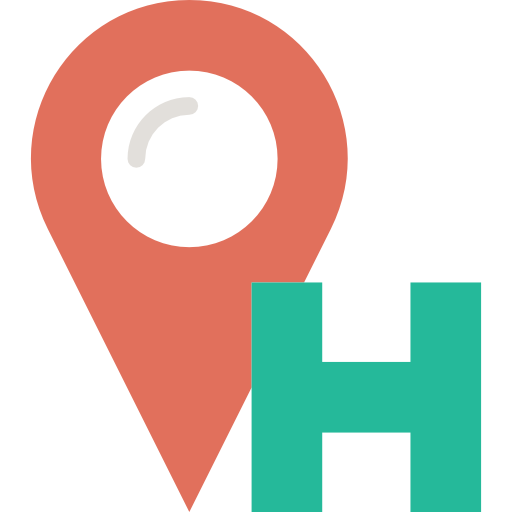 Location Icon Hotel Services Smashicons