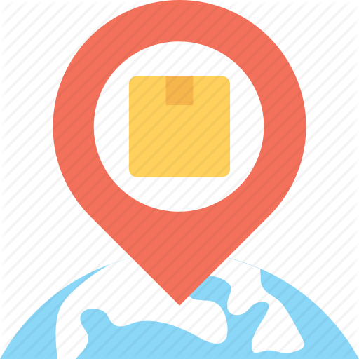 Location Pointer, Map Pin, Parcel Location, Parcel Tracking Icon