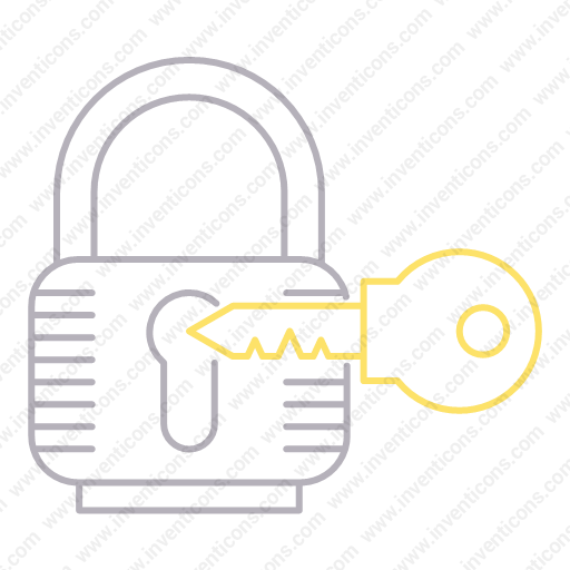 Download Lock,key Icon Inventicons