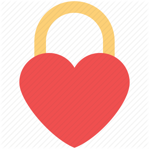 Heart Clip Art Lock