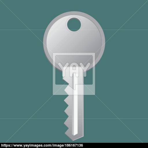 Key, Door, Icon, Vector Illustration Vector
