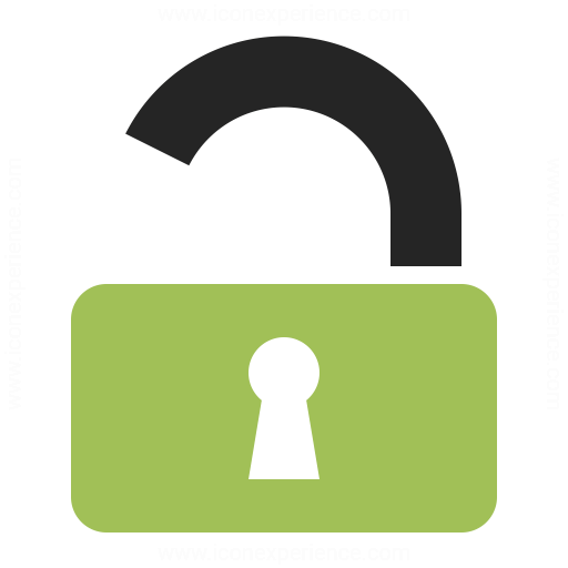 Lock Open Icon Iconexperience