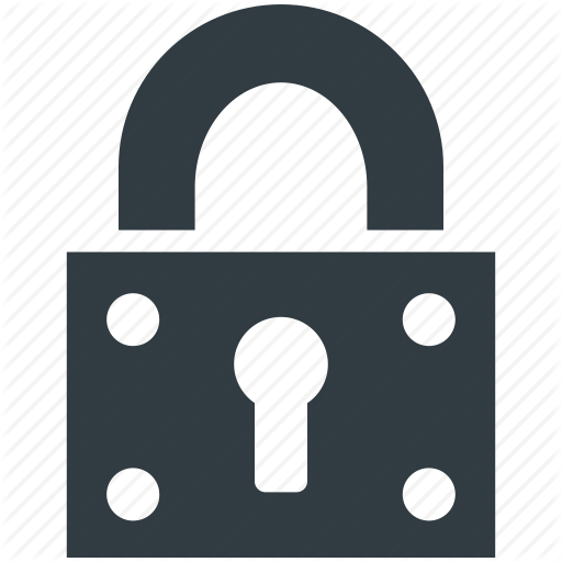 Padlock, Password, Privacy, Security, Vintage Lock Icon