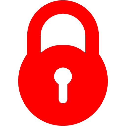 Red Lock Icon