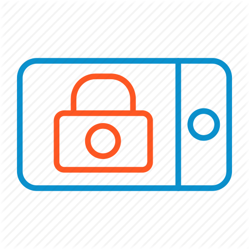 Landscape, Lock, Screen Icon