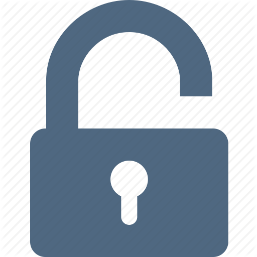 Lock, Padlock, Password, Secure, Security, Unclose, Unlock Icon