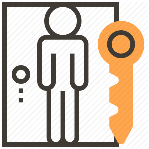 Door, Key, Locked, Privacy, Protect, Safety, Security Icon