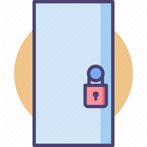Door, Locked, Locked Door Icon