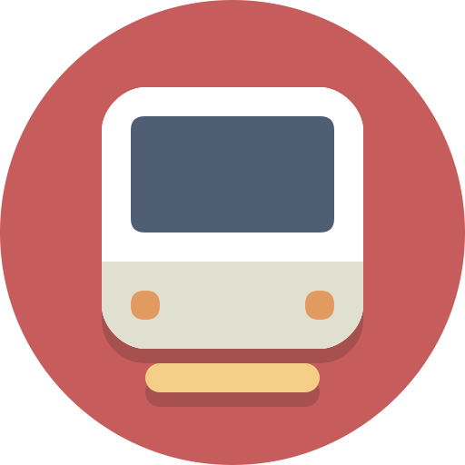 Locomotive, Train, Transit, Transportation, Subway Icon