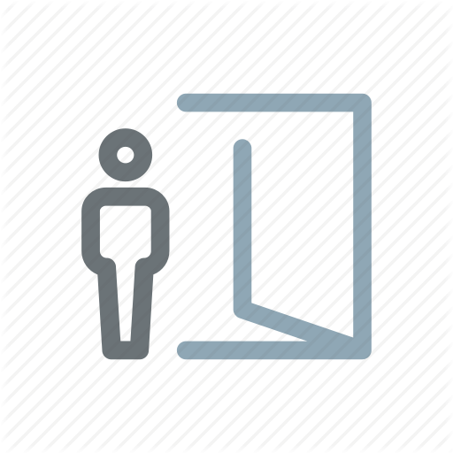 Access, Door, Enter, Exit, Leave, Login, Logout Icon
