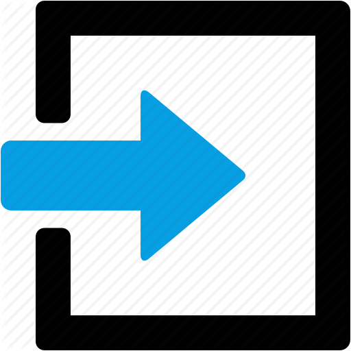 Enter, Exit, Login, Logout, Sign Icon