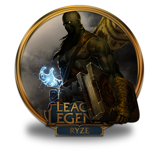Ryze, Zombie Icon Free Of League Of Legends Gold Border Icons