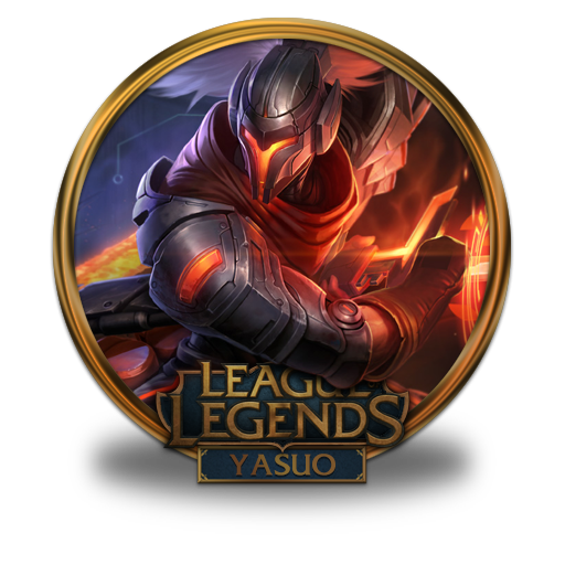 Yasuo Icon League Of Legends Gold Border Iconset
