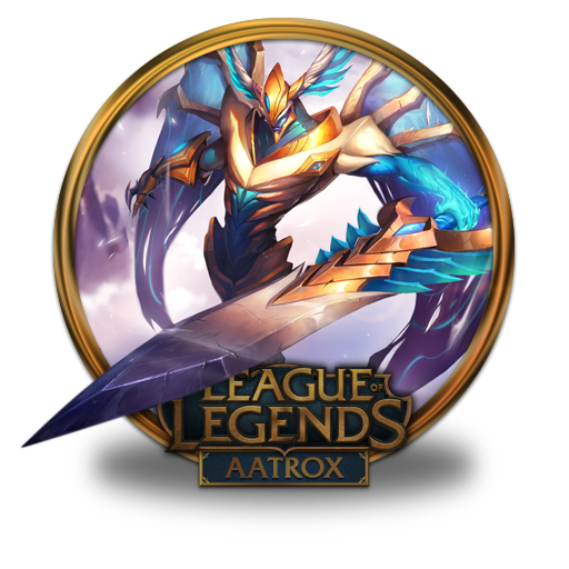 Aatrox, Justicar Icon Free Of League Of Legends Gold Border Icons