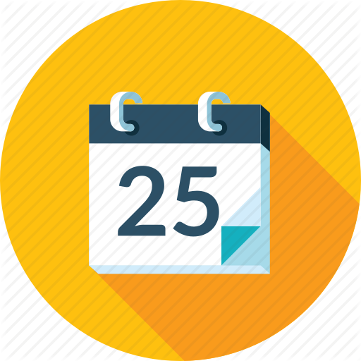 Calendar, Events, Long Shadow, News, Schedule Icon