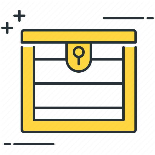 Box, Crate, Loot, Treasure Icon