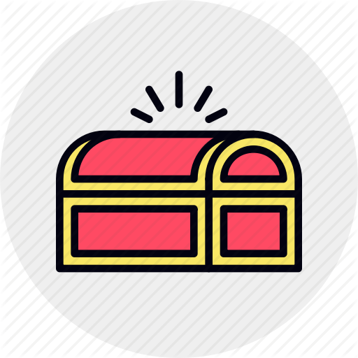 Chest, Gaming, Gold, Loot, Reward, Treasure Icon