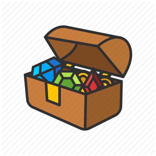 Gold Chest, Loot, Treasure, Treasure Chest Icon